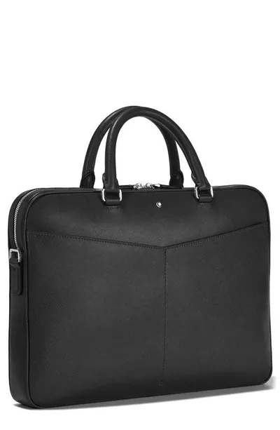 Montblanc Mens Mb Sartorial Document Case- Black