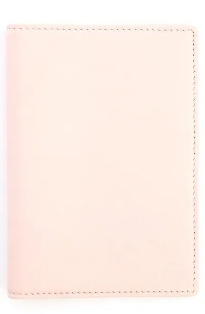 Royce Rfid Leather Passport Case In Light Pink