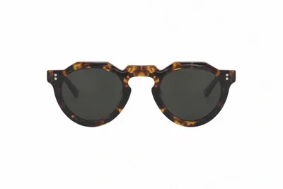 Lesca Pica Round Frame Sunglasses In Multi