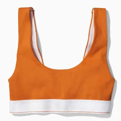 Heron Preston For Calvin Klein Orange U Back Bralette