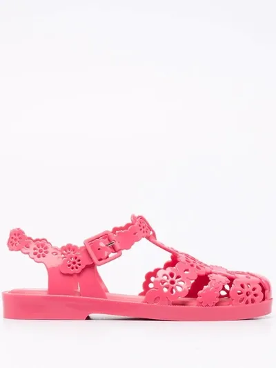 Viktor & Rolf X Melissa Possession Lace Sandals In Rosa