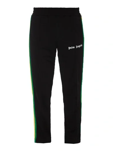 Palm Angels Exodus Classic Track Pants In Black White