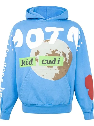 Kid Cudi X Cactus Plant Flea Market For Motm Iii Hoodie In Blau