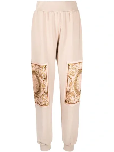 Philipp Plein New Baroque Print Joggers In Beige