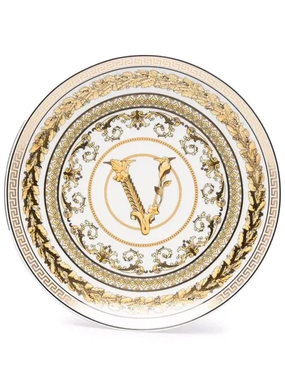 Versace Virtus Gala White Bread & Butter Plate