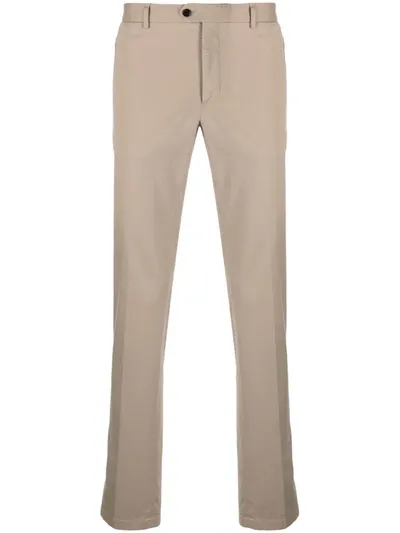 Philipp Plein Slim-cut Chinos In Neutrals