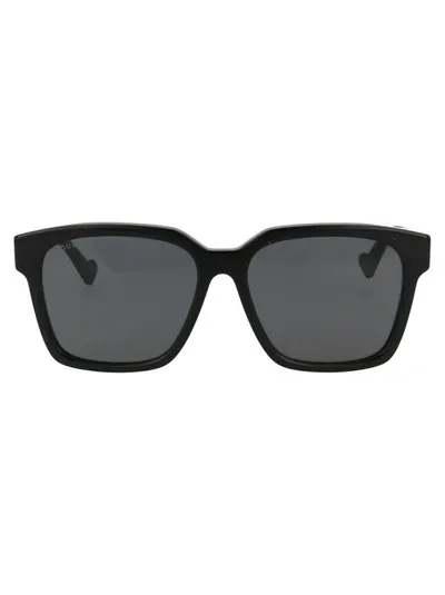 Gucci Eyewear Square Frame Sunglasses In Black