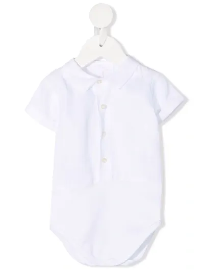 Mariella Ferrari Babies' Body With Polo-style Collar In Unica