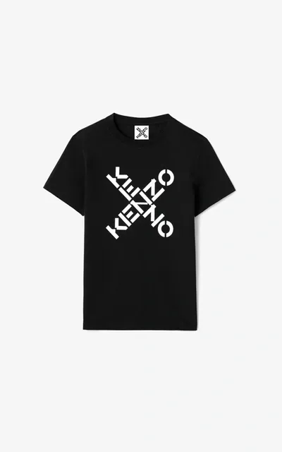 Kenzo Black Slim Sport Big X T-shirt