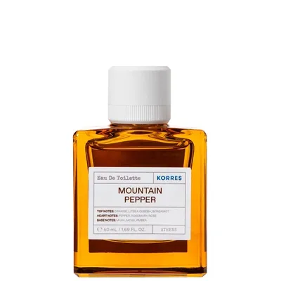 Korres Mountain Pepper Eau De Toilette - 50ml