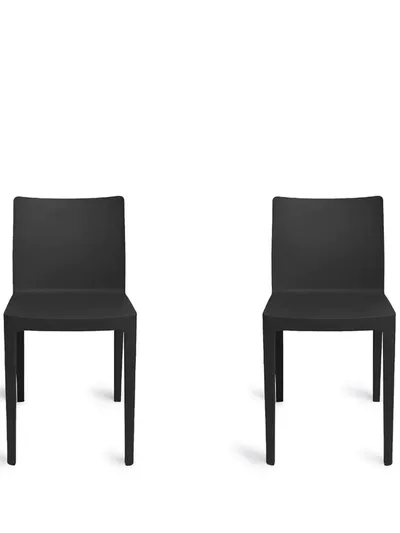 Hay Elementaire Set Of Two Chairs In Grey