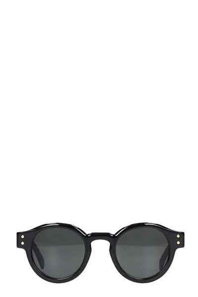 Retrosuperfuture Eddie Sunglasses In Black Pvc