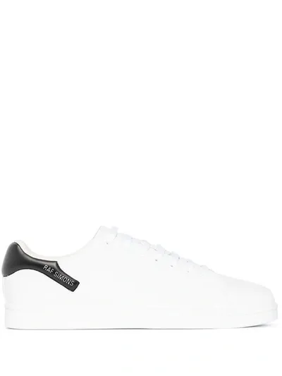 Raf Simons Orion Low-top Sneakers In White Black