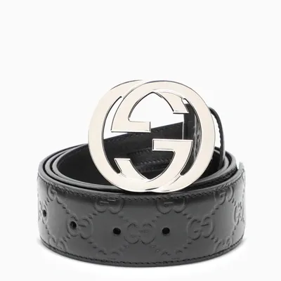 Gucci Black  Signature Belt