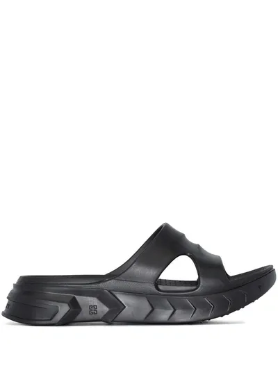 Givenchy Marshmallow Rubber Sandals In Black