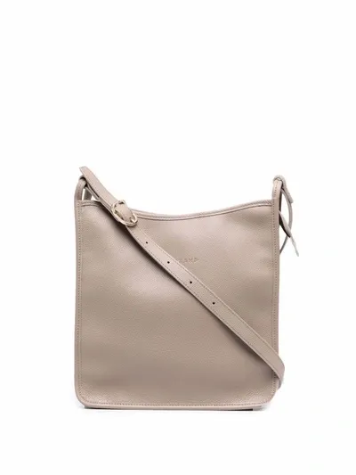 Longchamp Le Foulonne Leather Crossbody Bag In Turtle Dove