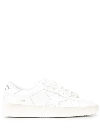 Golden Goose Stardan Low-top Sneakers In White