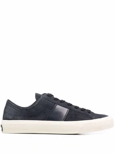 Tom Ford Cambridge Low-top Sneakers In Blau