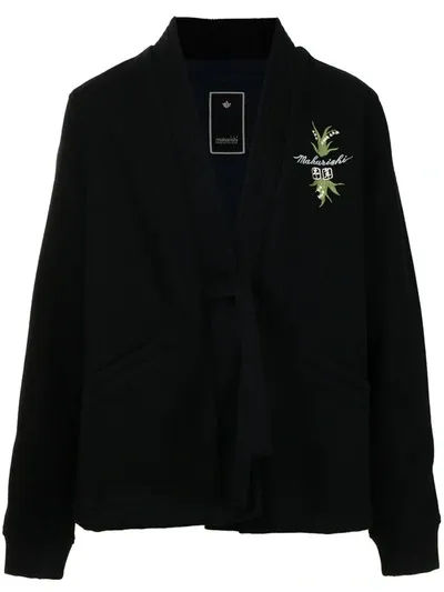 Maharishi Embroidered-logo Jacket In 蓝色