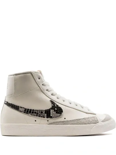 Nike Blazer Mid ‘77 “sail/snakeskin” Sneakers In White