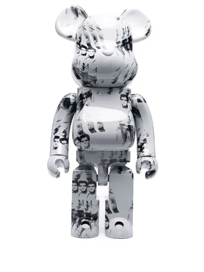 Medicom Toy X Andy Warhol Elvis Be@rbrick Figure In Grey