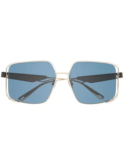 Dior Archi Oversized Frame Glasses In Gold