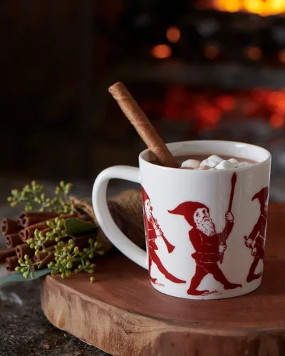 Caskata Elves Red Wide Mug