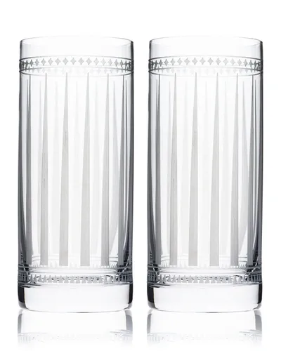 Caskata Marrakech Tall Drink Glasses, Set Of 2