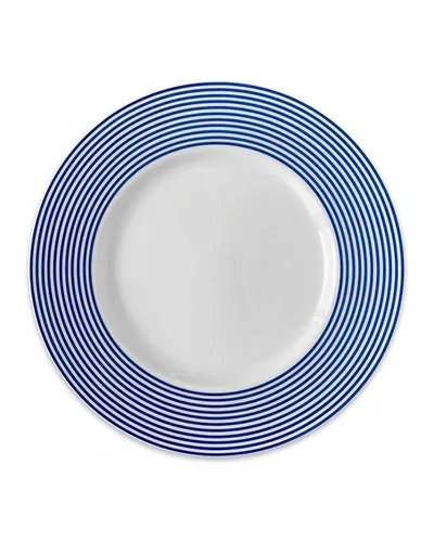 Caskata Newport Racing Stripe Rimmed Salad Plates, Set Of 4