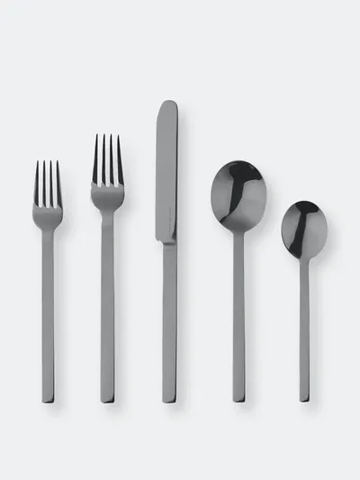 Mepra Stile Oro Nero 20-piece Flatware Set