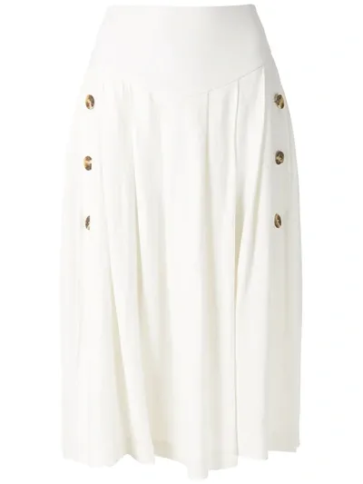 Olympiah Zuzu Midi Skirt In White