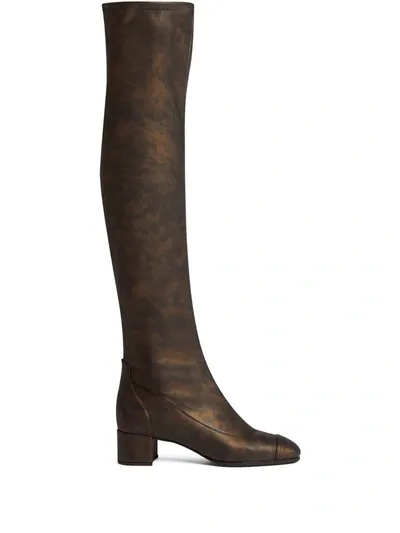 Giuseppe Zanotti Nicolly Thigh-high Boots In Schwarz