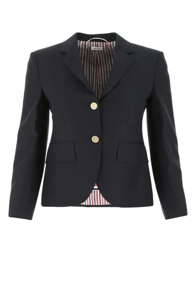 Thom Browne Cappotto-42 In Blue