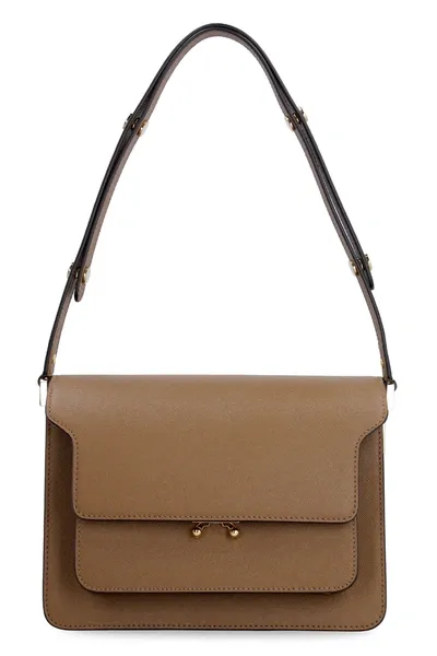 Marni Trunk Medium Bag In Brown