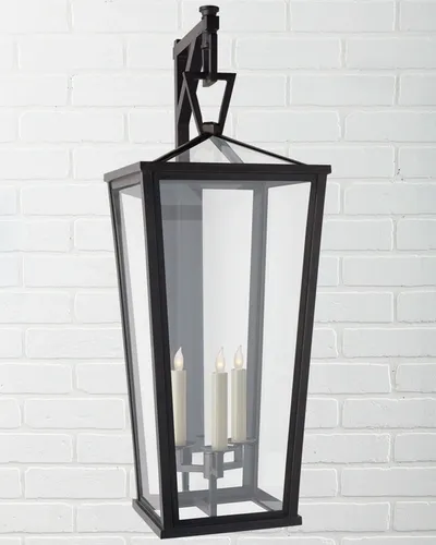 Chapman & Myers Darlana Grande Tall Bracketed Wall Lantern