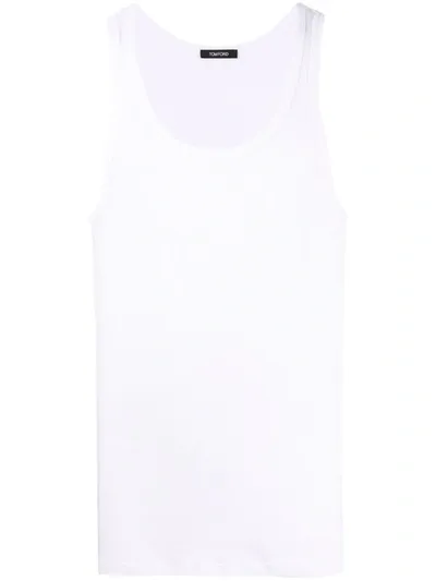 Tom Ford Sleeveless Tank Top In Red