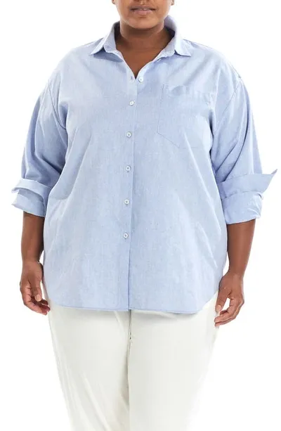 Pari Passu Oxford Button-front Shirt In French Blue