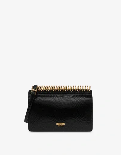 Moschino Agenda Bag In Black