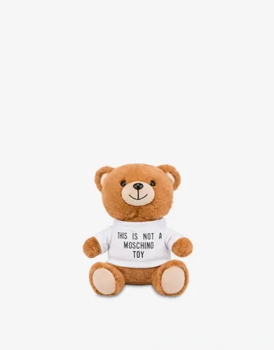 Moschino Teddy Bear Bag In Caramel