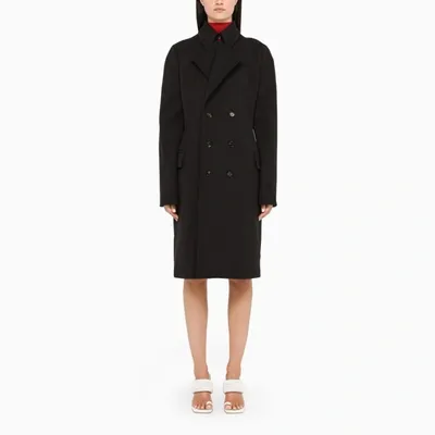 Bottega Veneta Black Single-breasted Coat