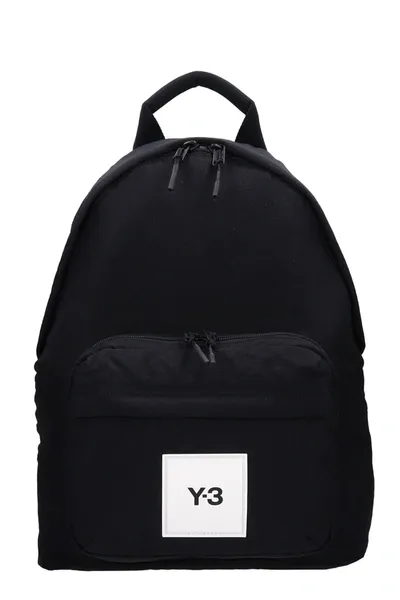 Y-3 Backpack In Black Synthetic Fibers