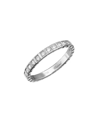 Chopard 18kt White Gold Ice Cube Diamond Ring