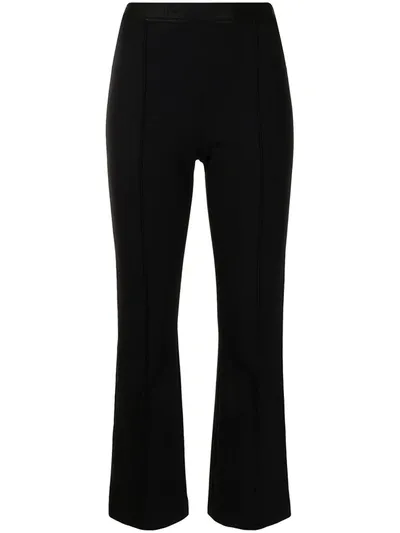 Wolford Grazia Logo Waistband Trousers In Black