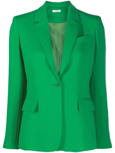 P.a.r.o.s.h Green Single-breasted Jacket