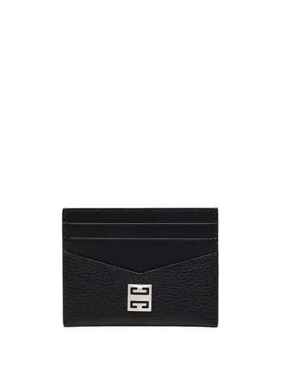 Givenchy 4g Plaque Logo Cardholder In 黑色