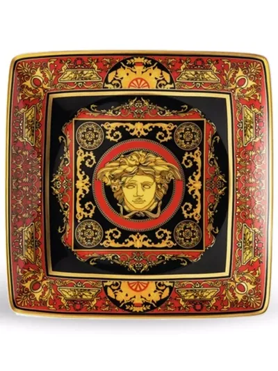 Versace Medusa Dish (12 Cm) In Schwarz