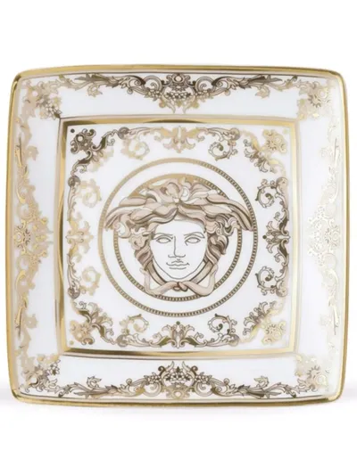 Versace Medusa Gala Dish (12 Cm) In Weiss