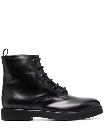 Agl Attilio Giusti Leombruni Moreen Lace-up Boots In 1013 Nero-nero