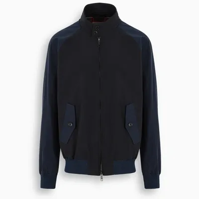 Baracuta Navy/black Field Jacket In Blue