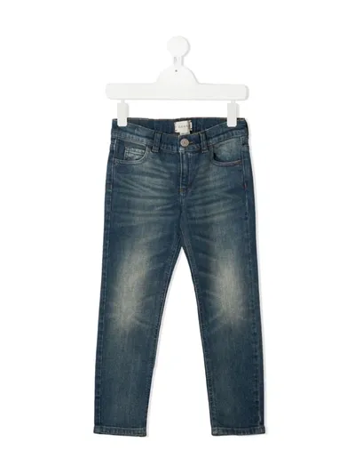 Gucci Babies' Straight-leg Jeans In Blue